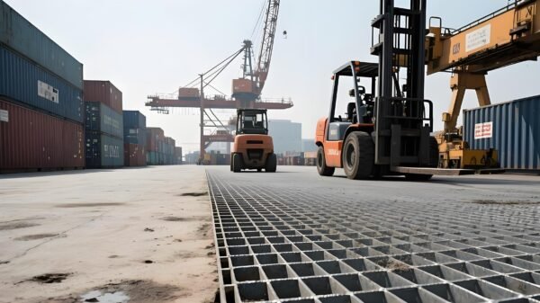 Press-Locked Steel Grating